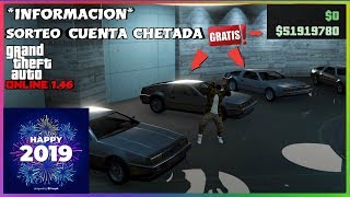 *INFORMACION DE SORTEO* CUENTA CHETADA DE GTA V ONLINE 1.46  (PS4) FELIZ 2019