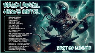 Лучший плейлист Thrash Power Metal Mix Heavy Metal Power | Еще 60 минут