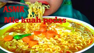 ASMR MIE KUAH PEDAS ll ASMR INDONESIA ll EATING SOUND