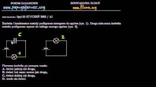 fpy122 - Żarówka i kondensator - STYCZEŃ 2002 / A1 - Zadanie z fizyki - filoma.org