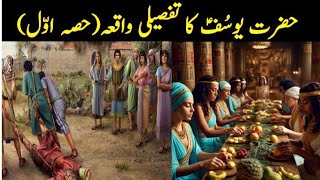 Hazrat Yusuf a.s Ka Wakia | Life Story of Prophet Jesus |Islamic Storis #islamicstoryinurduandhindi