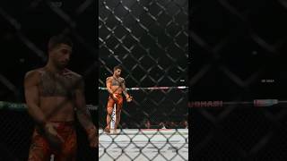 Ilia Topuria invited Holloway to the center of the cage to trade punches