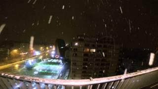 16.04.2014 Snowing in Sofia