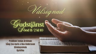 Gudstjänst i kyrkan och digital 11 Februari 2024