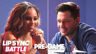 Vanessa Morgan & Andy Grammer Play 🤥 'Liar, Liar' | Lip Sync Battle Pregame