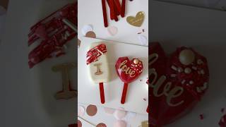 San Valentín Ice Pops - Ideas de regalo #pasteleria #sanvalentin #icepop