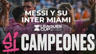 Messi logra otro hito y lleva al Inter Miami a la conquista de la Leagues Cup