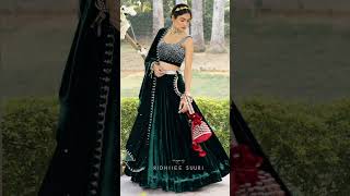 Velvet Lehenga set #lehenga #lehengacholi #fashion #blousepattern