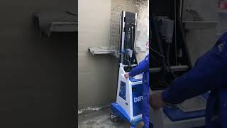 Advanced wall smooth machine finisher #constructioncompany #spraying #wallsolution #limescraping