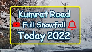 kumrat Road car slip in snow|snowfall Live|2022