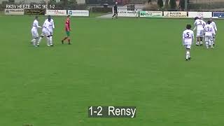 Samenvatting RKSV HEEZE - TAC '90: 2-5 zondag 1e Klasse B  06-11-2022