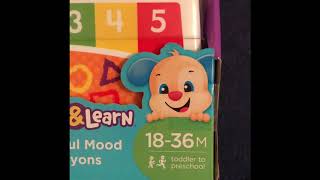 Mini Unboxing!! Fisher Price Laugh & Learn Colorful Mood Crayons