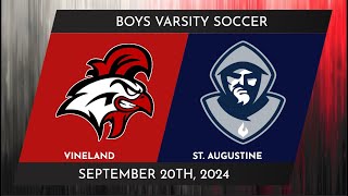 Vineland Boys Varsity Soccer vs. St. Augustine | September 20th, 2024