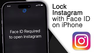 How To Lock Instagram on iPhone with Face ID! [NEW iOS 18 Update]