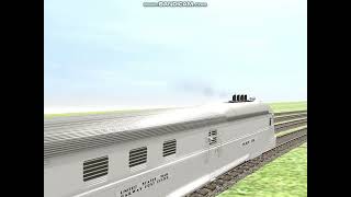 Mark Twain Zephyr vs Pioneer Zephyr Racing Trainz