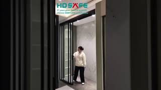 Hdsafe Sliding Glass Door Smoothly Opening with Black Frame #slidingdoor #glassdoor  #aluminiumdoor