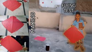 Making Kite And Flying Test | KITE FLYING Vlog 234