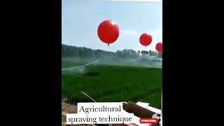 Agricultural spraying technique #agriculture #shorts