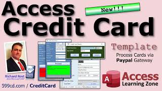 Microsoft Access Credit Card Template: Process Credit Cards Using Paypal Payflow Gateway Pro