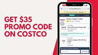 How to get $35 promo code on Costco