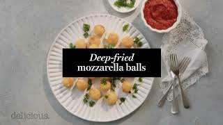 Deep-fried mozzarella balls | delicious. Australia