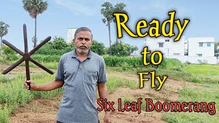 Six Leaf Boomerang Ready to Fly | Valari Training - Vajram Warriors