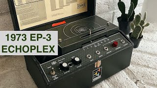 1973 Maestro EP-3 Echoplex Tape Delay - Quick Test - David Hislop