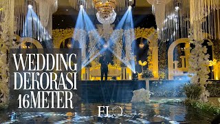 DEKORASI 16 METER | PASEBAN SENA BALLROOM KOTA PROBOLINGGO | DEKORASI WEDDING PROBOLINGGO