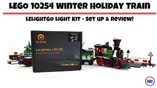 LELIGHTGO Light Kit for LEGO 10254 Winter Holiday Train - Set UP & Review!