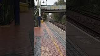 EWS network rail cleaner running through Kirkby in Ashfield