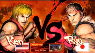 ken vs ryu    street fighter 4