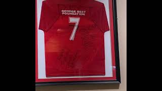 George Best Tribute his favorite restaurant The Quays Portavogie Northern Ireland Manchester United