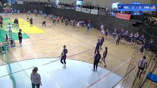 New Zealand vs United States / Foam Mixed / Dodgeball World Championships 2024