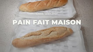 How to make French Baguette at home|| Baguette française recette || Homemade FRENCH BAGUETTE.