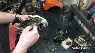 Replacement of spark plug filters and carburetor cleaning at Stihl Ms180