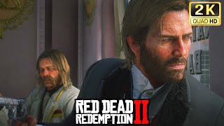 RED DEAD REDEMPTION 2 Walkthrough Gameplay Part 10 - SAINT DENIS BANK HEIST [1440P 60FPS]