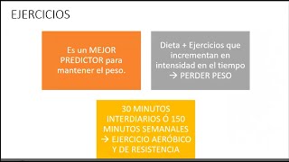 Ejercicios para bajar de peso - Dra. Carolina Sarria #obesidad #obesity #peso #dieta #diet