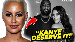 Amber Rose COMMENTS On Kim and Kanye's Divorce!