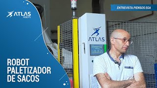 Robot paletizador de sacos para la empresa Piensos EGA