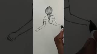 How to Draw a Girl in 2024 #drawing #art #ytshorts #shorts #girl #pencildrawing