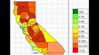 Map: California Unemployment February 2013