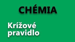 Krížové pravidlo | Chemické názvoslovie