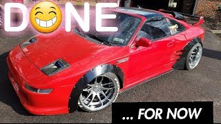 World's Widest "2nd gen MR2" *Leaves garage for the 1st time completed *wrx fender as a spoiler exte