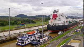 The Panama Canal at Miraflores