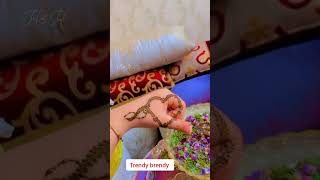 Heart shapes mehndi by | Trendy brendy