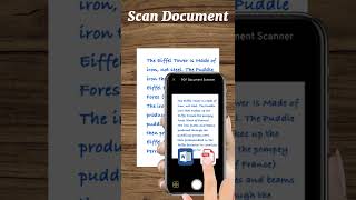 Scan document and share into pdf