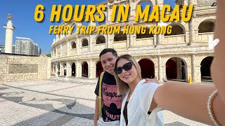 6 HOUR DAY TRIP IN MACAO FROM HONG KONG 🇲🇴🇭🇰