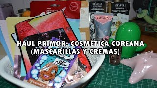 Haul Primor: Cosmética Coreana (Mascarillas y cremas)