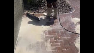 Brick Paver Cleaned and sealed