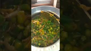 masala Bhindi | Noor Fatima kitchen #short #youtubeshortvideo #bhindi #okra